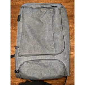 eBags Professional Slim Laptop Backpack Weekender Grey Travel Career Briefcase